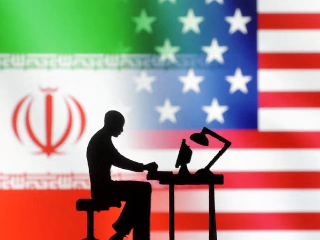 figurines with computers are seen in front of usa and iran flags in this illustration taken september 10 2022 photo reuters